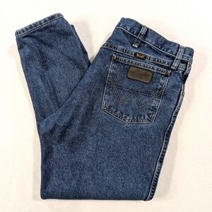 Wrangler George Strait Western Cowboy Cut Jeans 40x28 (Hemmed)